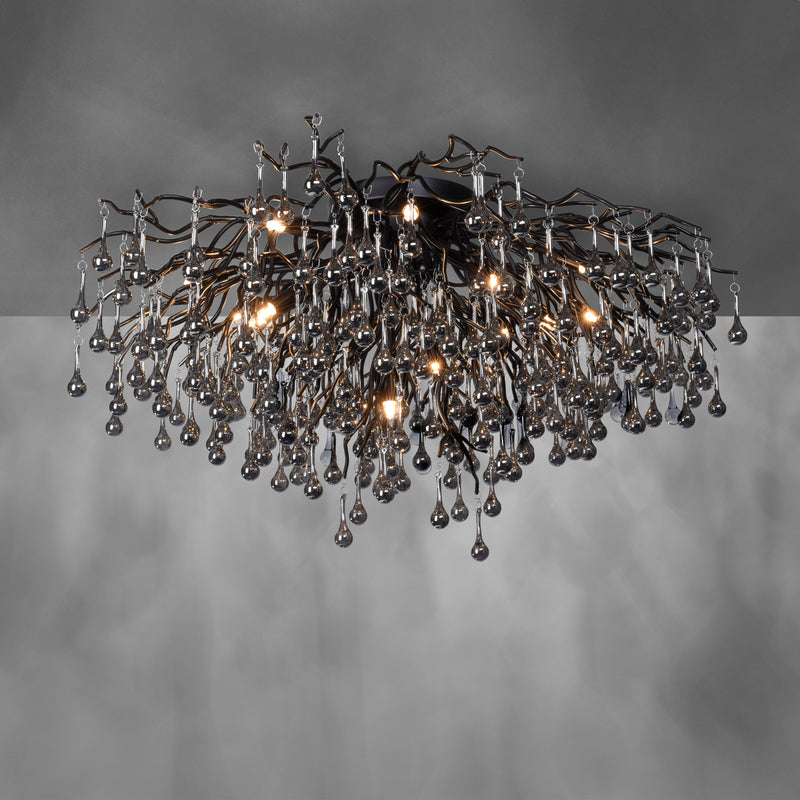 Plafoniera Paul Neuhaus ICICLE 14xG9 Negru