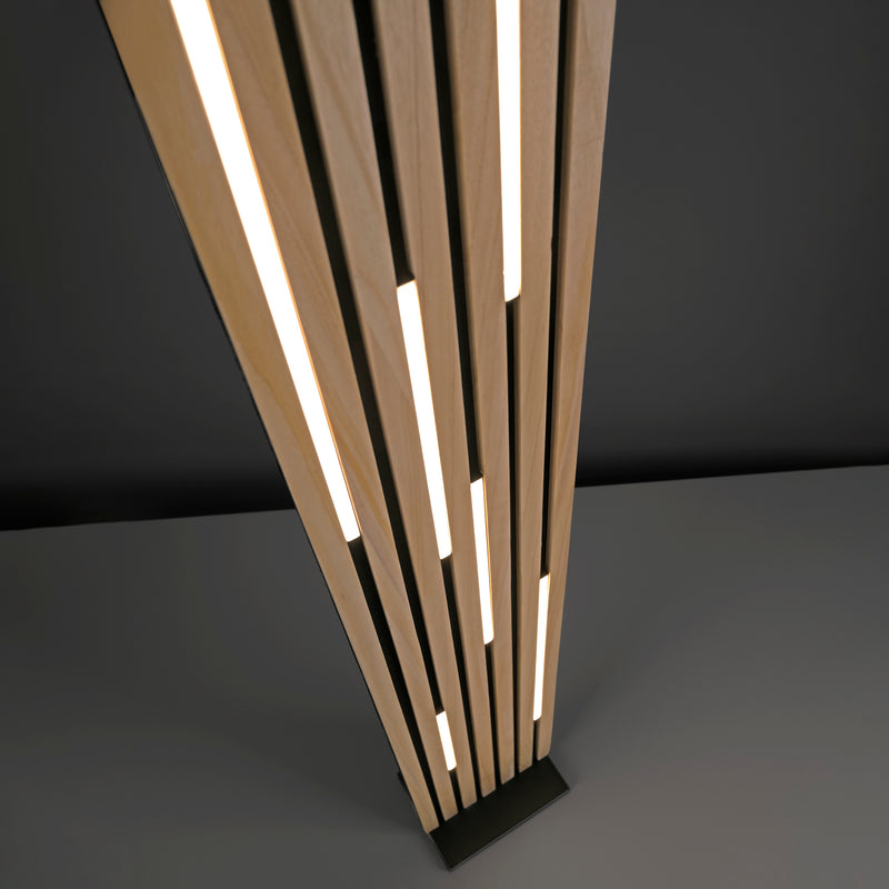 Lampadar Paul Neuhaus Q-AKUSTIK LED Lemn