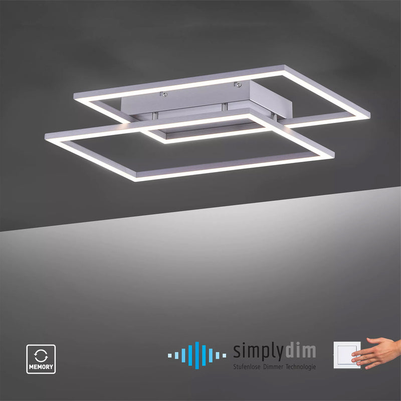 Plafoniera Paul Neuhaus INIGO 2xLED Otel