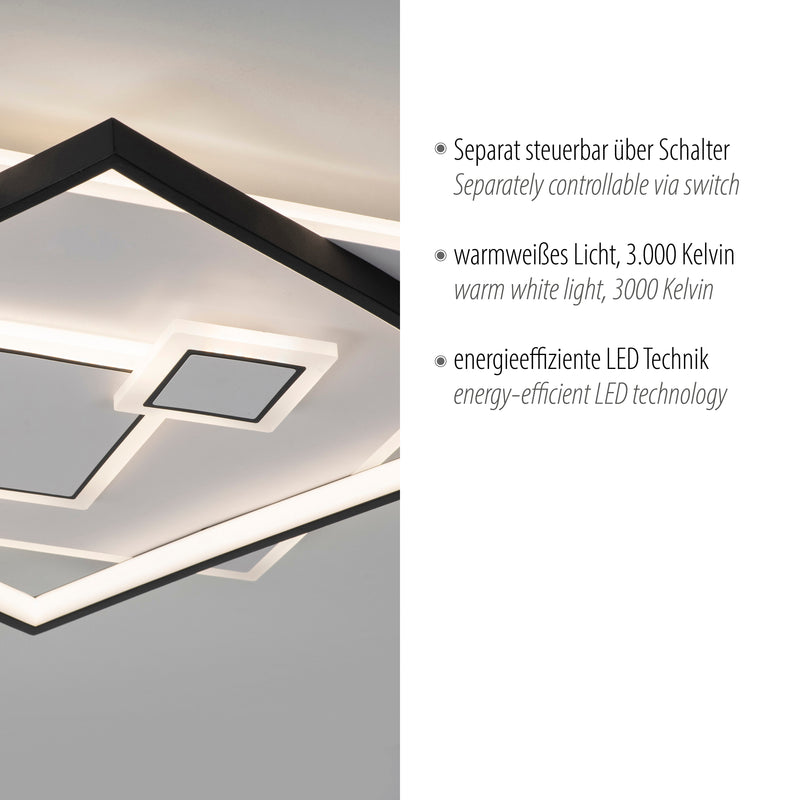 Plafoniera Paul Neuhaus MAILAK 4xLED Negru
