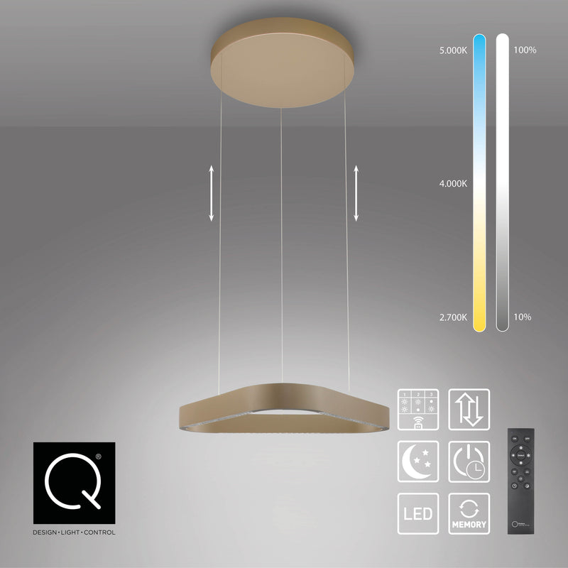 Lustra Zuma Line Q-STRETTO 2xLED Bronz