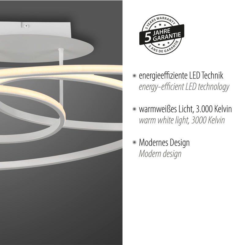 Plafoniera Paul Neuhaus LUMACA LED Alb