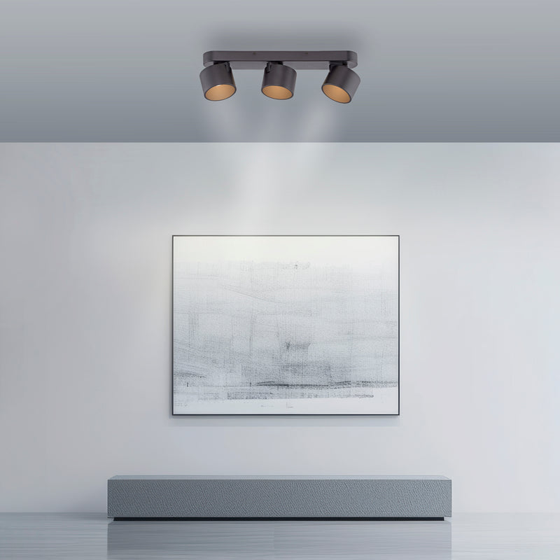 Plafoniera Paul Neuhaus PURE CUP 3xLED Negru