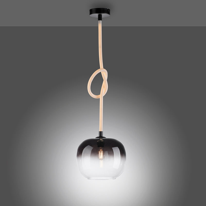 Lustra Paul Neuhaus LUMA 1xE27/LED Negru