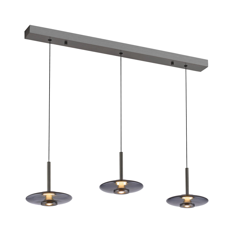 Lustra Paul Neuhaus PURE VITRUM 6xLED Gri
