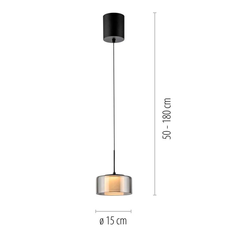 Lustra Paul Neuhaus RIKA LED Negru