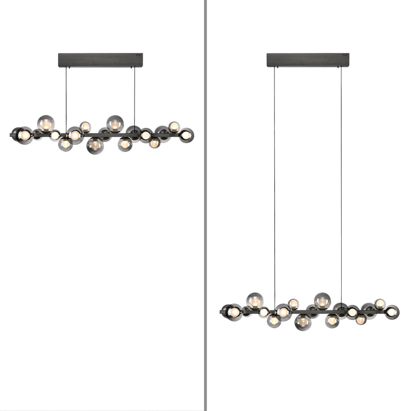 Lustra Paul Neuhaus PURE E-POPUP 18xLED Gri