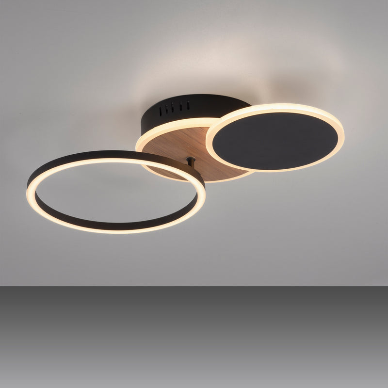 Plafoniera Zuma Line SEVENT LED Lemn Decor
