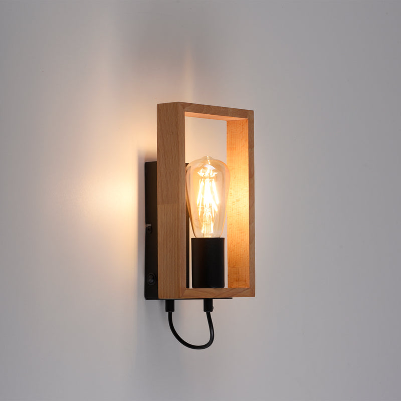 Aplica Paul Neuhaus FRANKY 1xE27 Negru