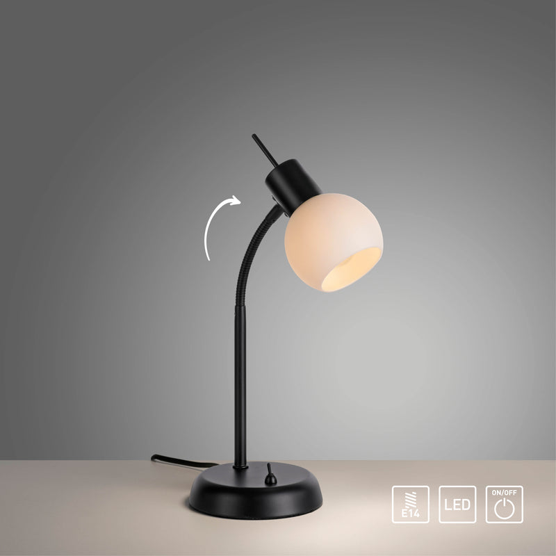 Veioza Paul Neuhaus LOKI 1xE14 Negru