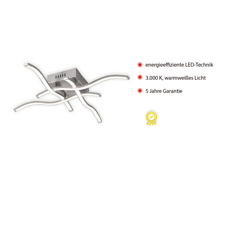 Plafoniera Paul Neuhaus WAVE 4xLED Otel