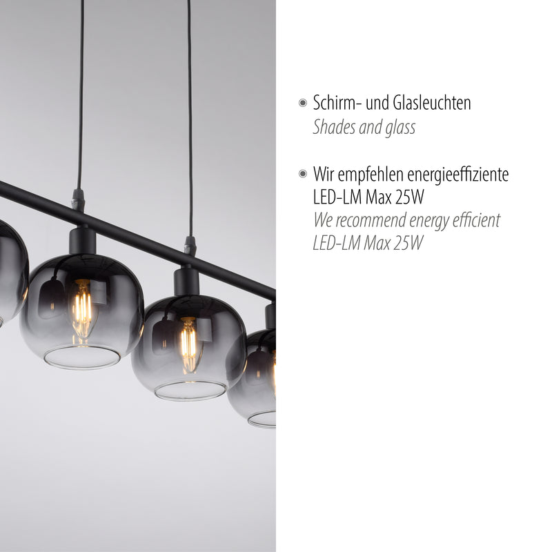 Lustra Paul Neuhaus ZEA 4xE14 Negru