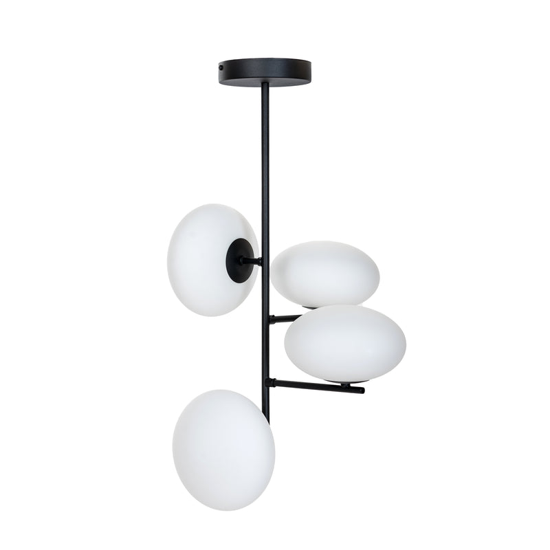 Plafoniera Zuma Line OMI 4xG9 LED Negru