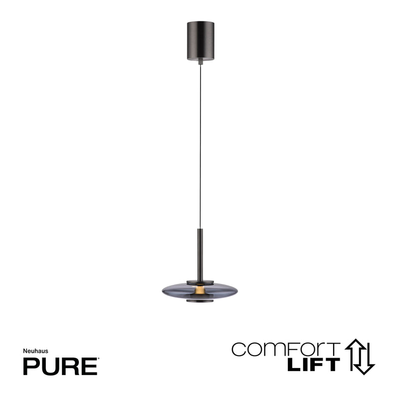 Lustra Paul Neuhaus PURE VITRUM 2xLED Gri