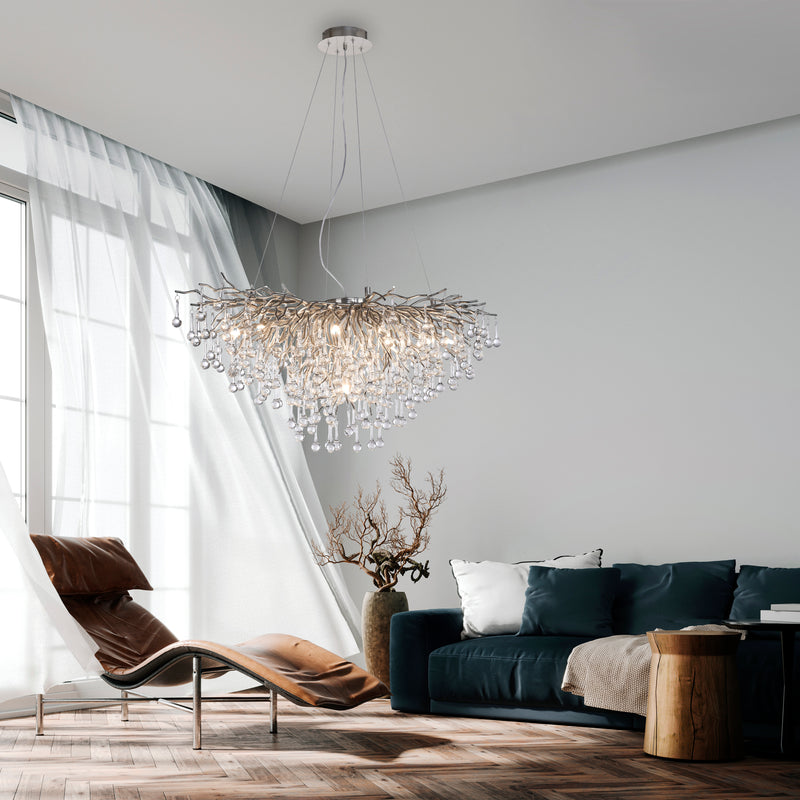 Lustra Paul Neuhaus ICICLE 10xG9 Otel