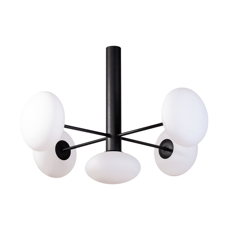 Plafoniera Zuma Line OMI 5xG9 LED Negru