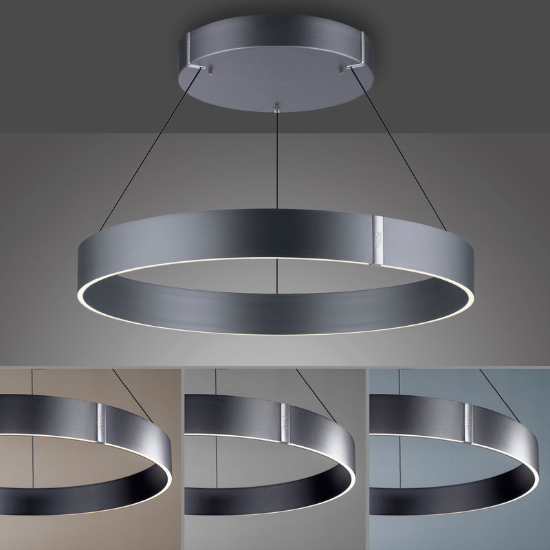 Lustra Paul Neuhaus PURE E-CLIPSE 2xLED Gri