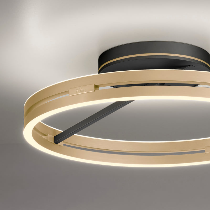 Plafoniera Paul Neuhaus PURE LOOP 2xLED Negru