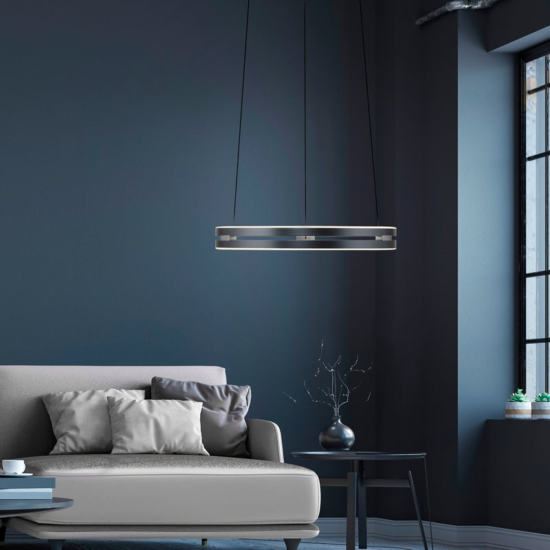 Lustra Paul Neuhaus PURE E-LOOP 2xLED Gri