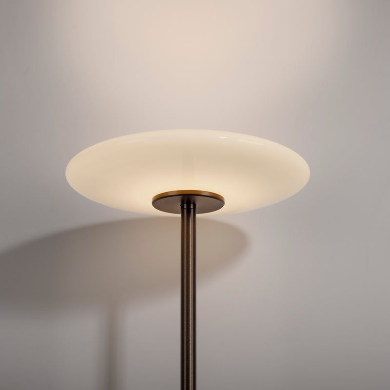 Lampadar Paul Neuhaus PURE VITRUM 2xLED Maro Metalic