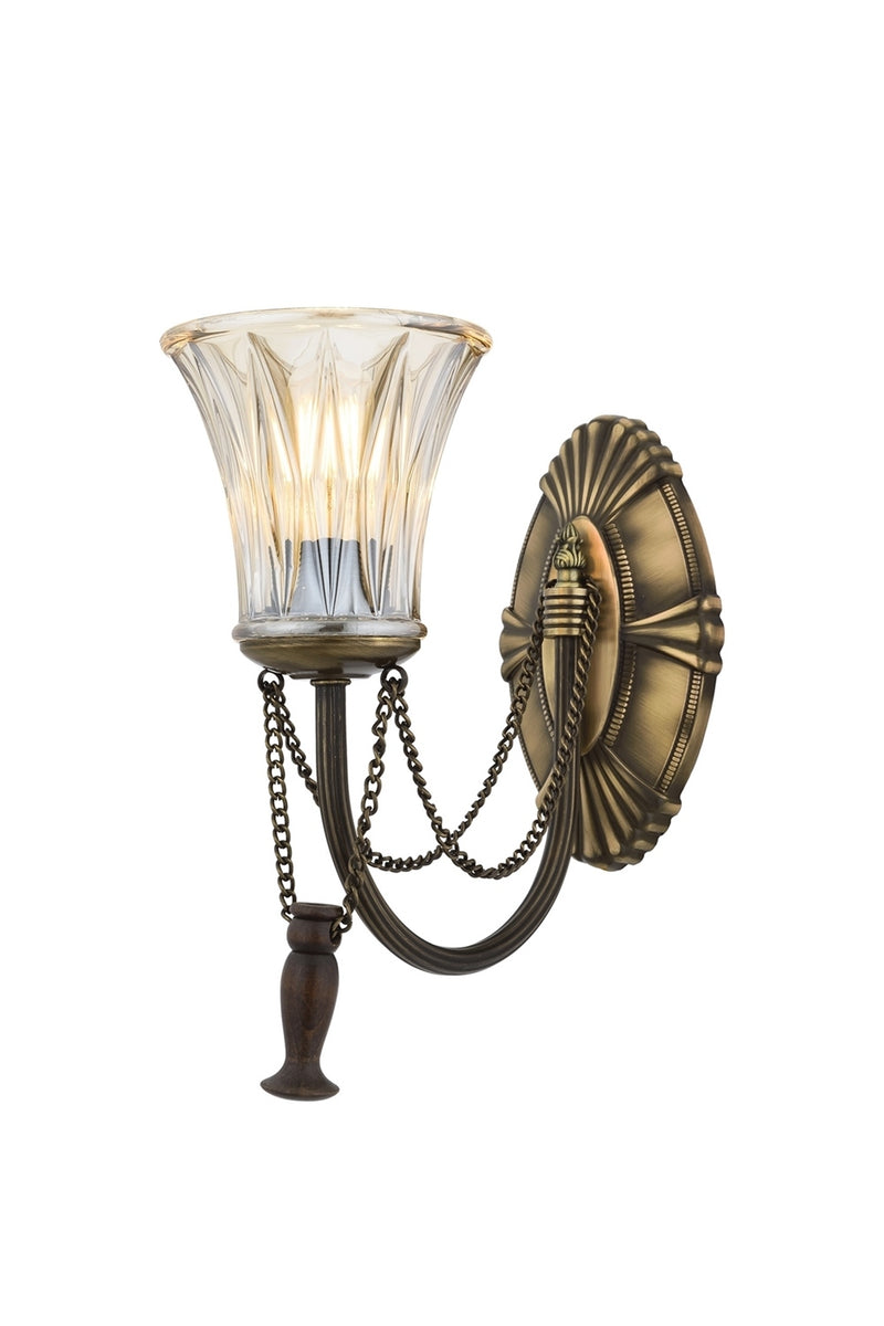 Aplica stil clasic, din metal, culoare antiq