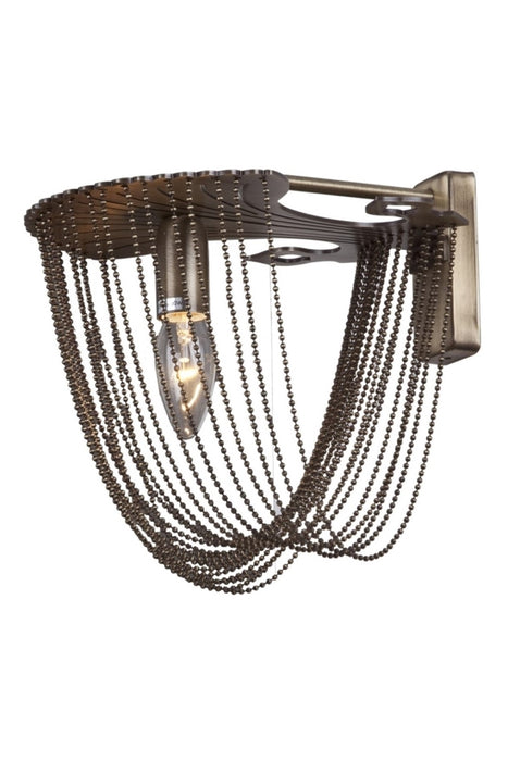 Aplica stil modern, din metal, culoare antiq – AP-1417-1E