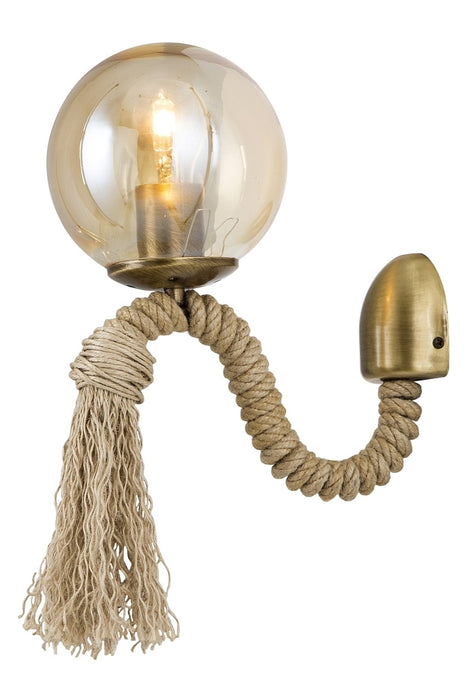 Aplica stil modern, din metal, culoare antiq – AP-1582-1E