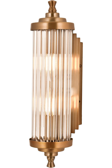 Aplică Avonni AP-35001-2E, finisaj antichizat, , 2xE14, metal și sticlă, design vintage elegant