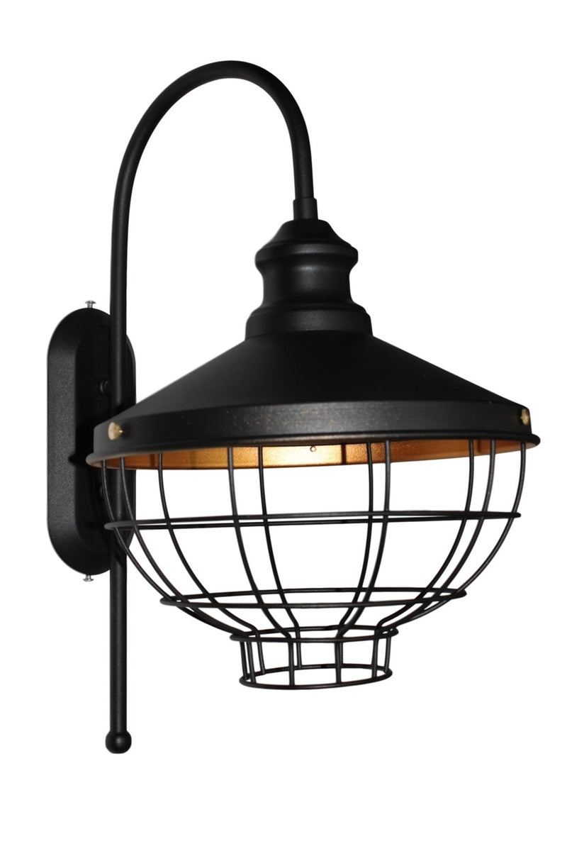 Aplica stil modern, din metal, culoare negru