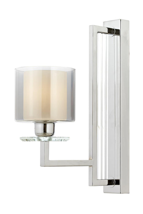 Aplică Avonni AP-4285-1K, finisaj cromat, , 1xE27, metal și cristal, design vintage elegant