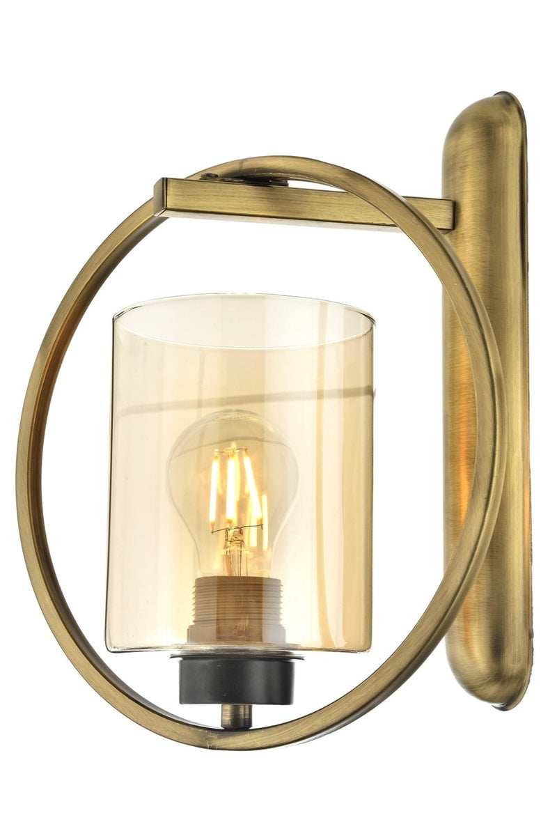 Aplica stil modern, din metal, culoare antiq