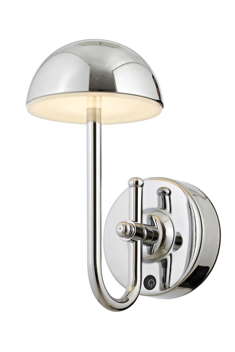 Aplică Avonni AP-64004-K, finisaj cromat, , 1xLED, metal și plexiglas opal, design vintage elegant