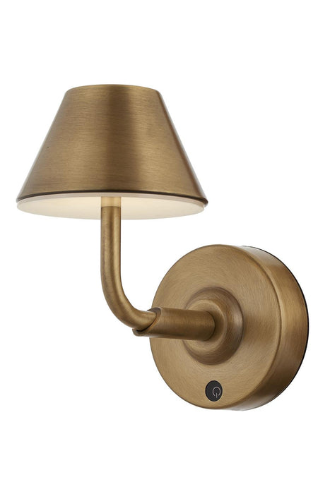 Aplică Avonni AP-64006-E, finisaj antichizat, , 1xLED, metal și plexiglas opal, design vintage elegant