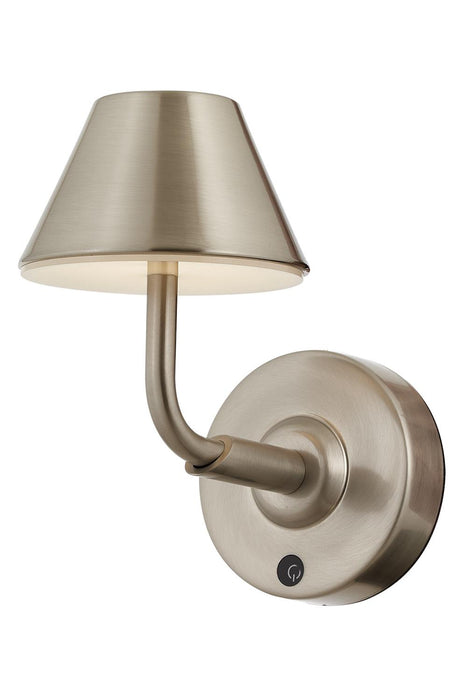 Aplică Avonni AP-64006-N, finisaj nichel, , 1xLED, metal și plexiglas opal, design vintage elegant