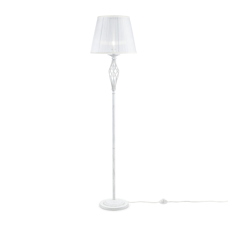 Lampadar living Maytoni Classic Grace Alb/Auriu, 1XE14