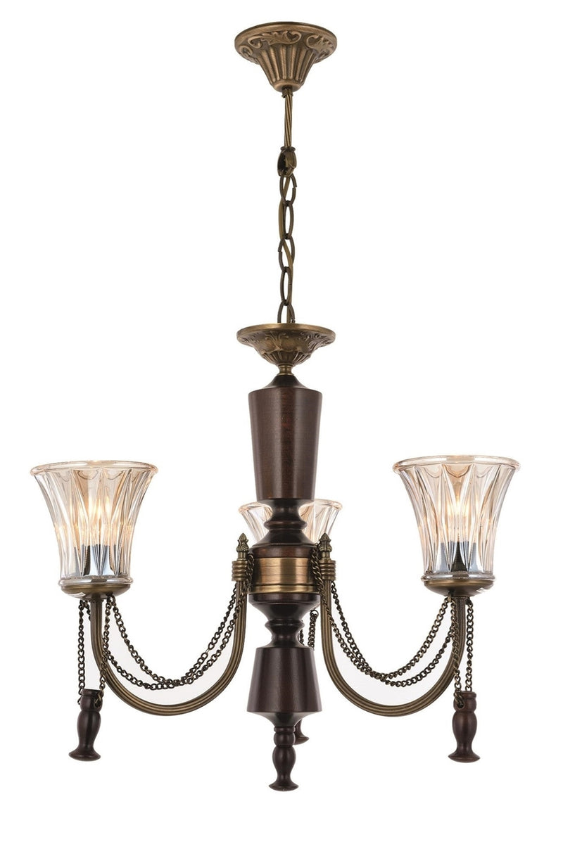 Lustra stil clasic, din metal, culoare antiq