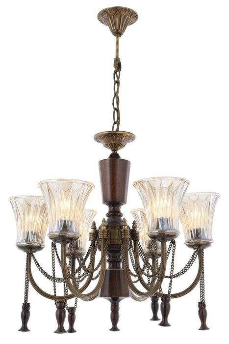 Lustra stil clasic, din metal, culoare antiq – AV-1316-6E