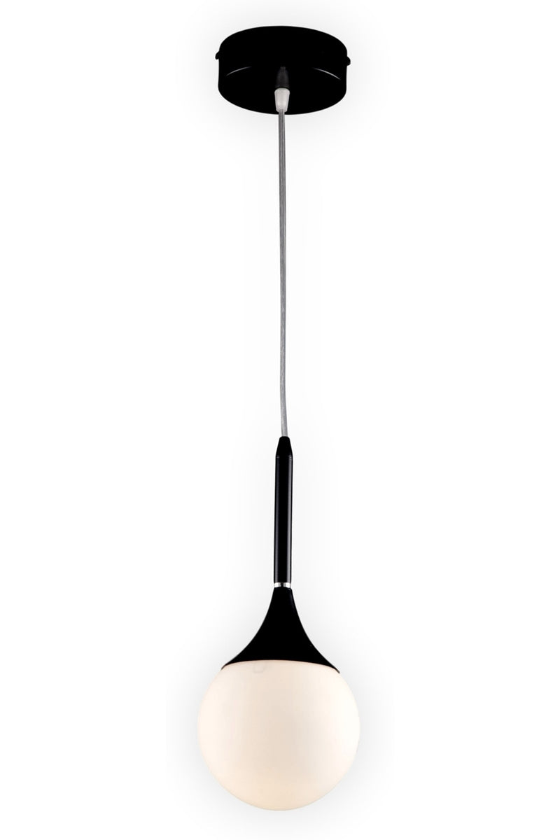 Lustra stil modern, din metal, culoare negru