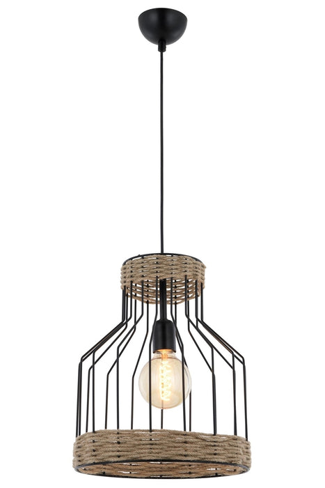 Lustra stil modern, din metal, culoare negru – AV-1584-1B-BSY