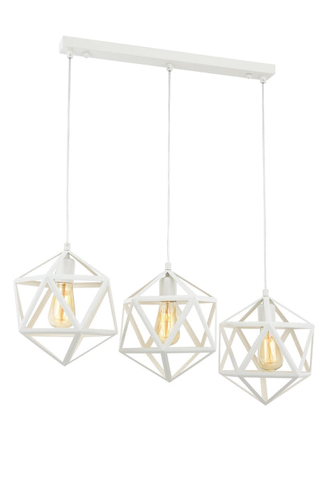 Lustra stil modern, din metal, culoare alb – AV-1585-3Y-BBY