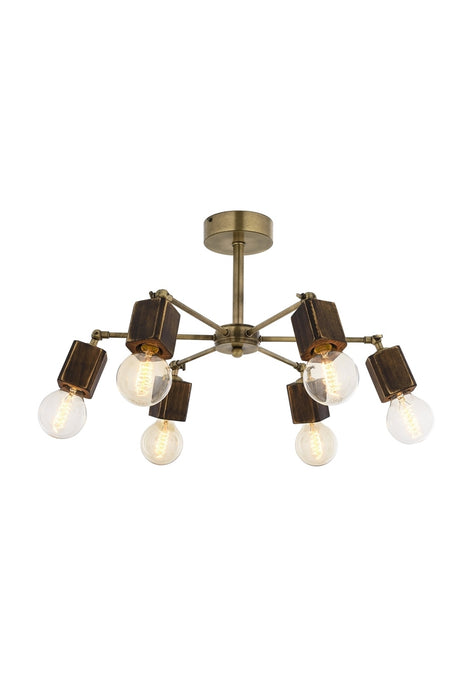 Lustra stil modern, din metal, culoare antiq – AV-1653-6E