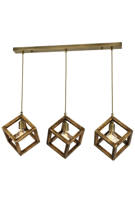 Lustra stil modern, din metal, culoare antiq – AV-1657-3EY