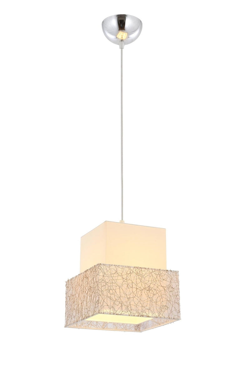 Lustra stil modern, din metal, culoare crem