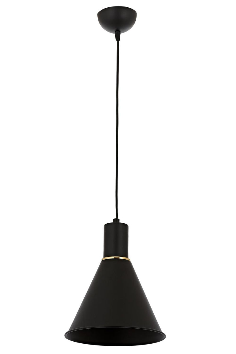 Lustră Avonni AV-4106-M22-BSY, vopsea neagră, Ø20 cm, 1xE27, metal, design vintage elegant