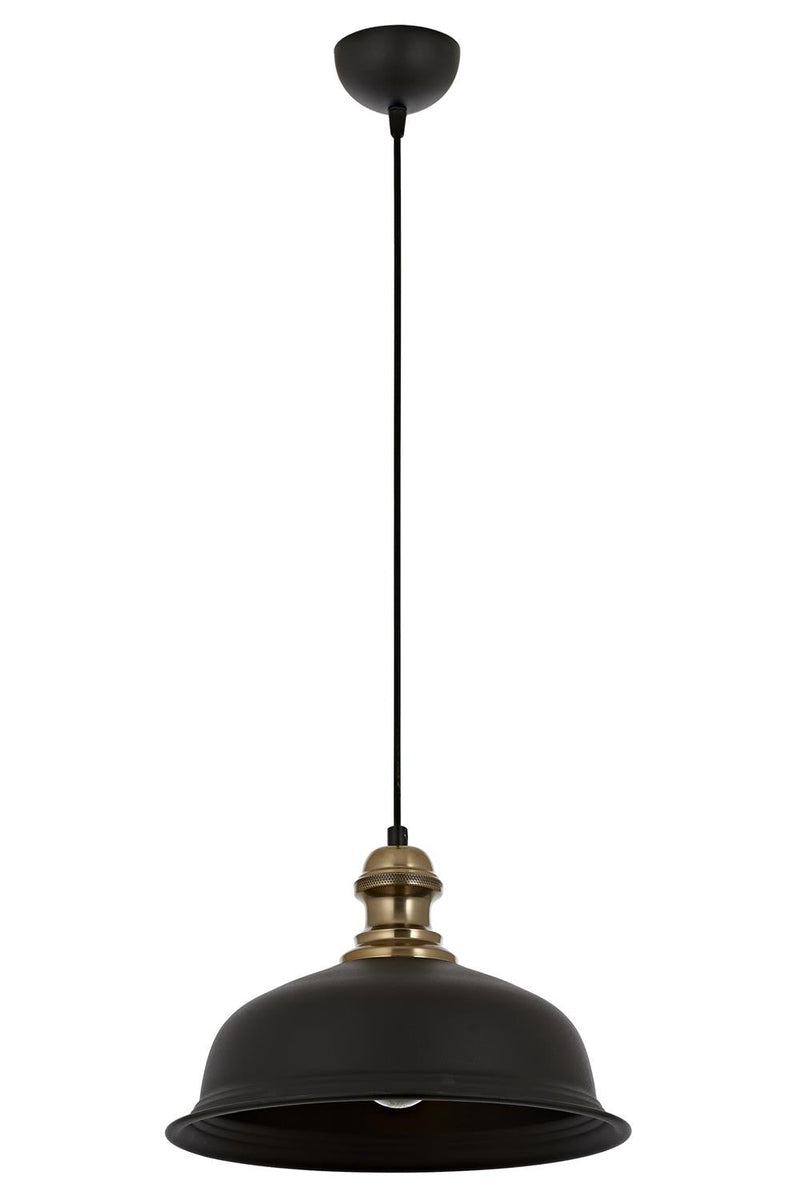 Lustră Avonni AV-4106-M27-BSY, vopsea neagră, Ø33 cm, 1xE27, metal, design vintage elegant