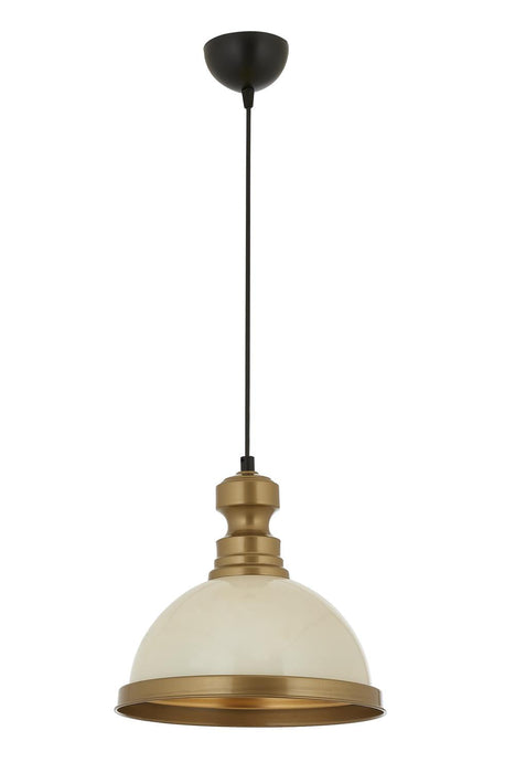 Lustră Avonni AV-4106-M31-BBY, vopsea albă, Ø29 cm, 1xE27, metal, design vintage elegant