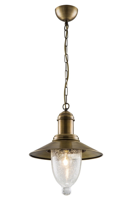 Lustra stil modern, din metal, culoare antiq – AV-4123-M7-GLASS