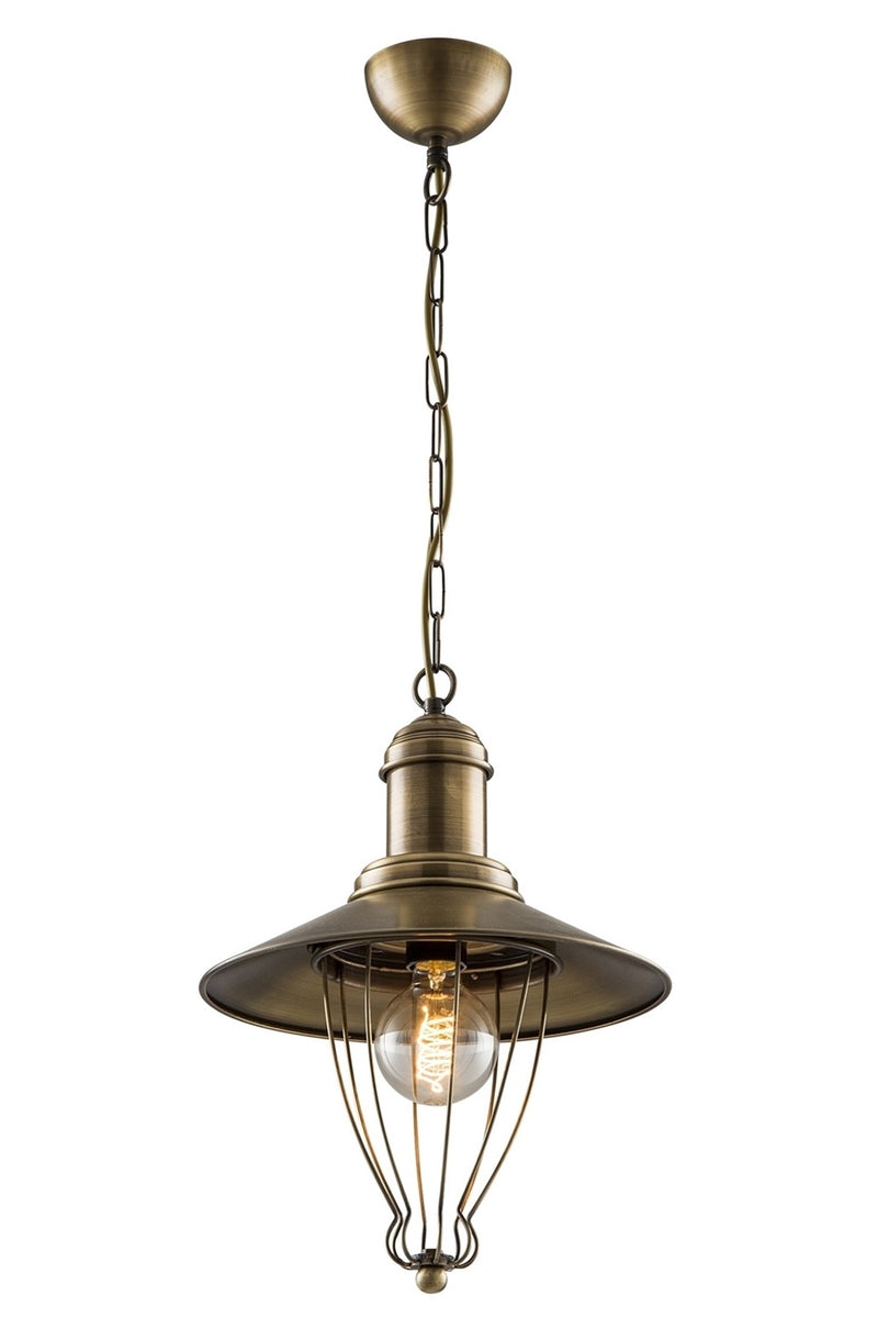 Lustra stil modern, din metal, culoare antiq