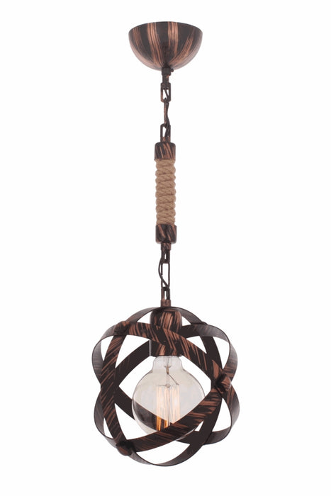 Lustra stil modern, din metal, culoare cupru patina – AV-65050-1BCP