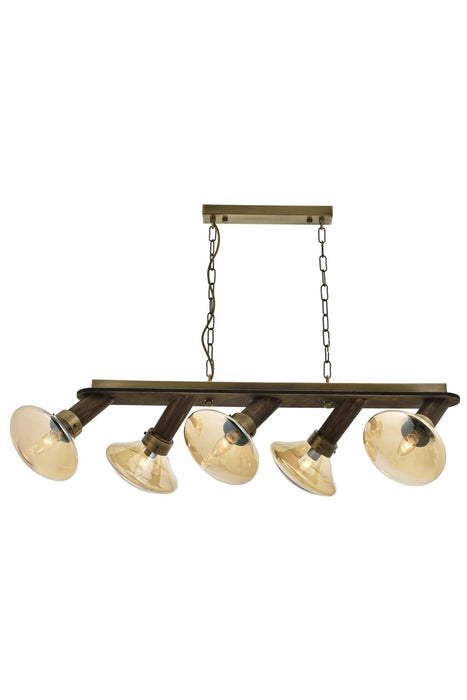 Lustra stil modern, din metal, culoare antiq – AV-1682-5EY